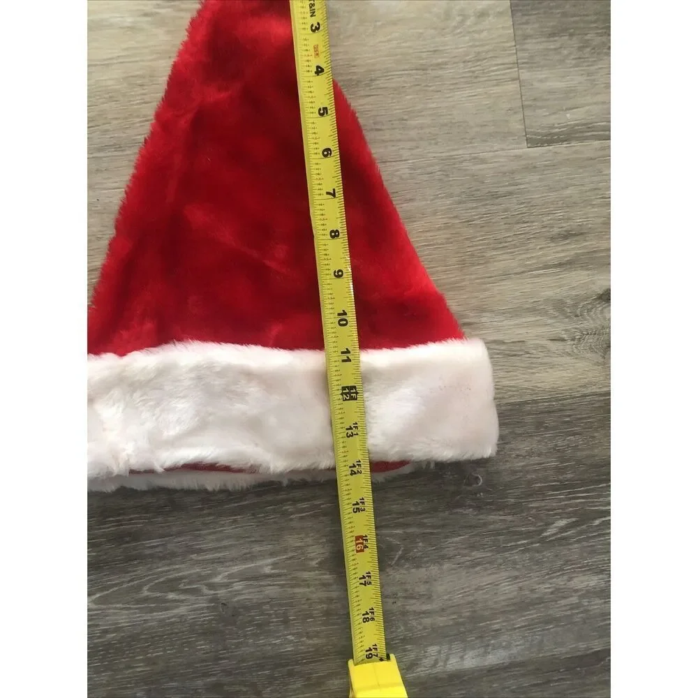 Santa Clause Hat Size LARGE . Merry Christmas Santa Hat